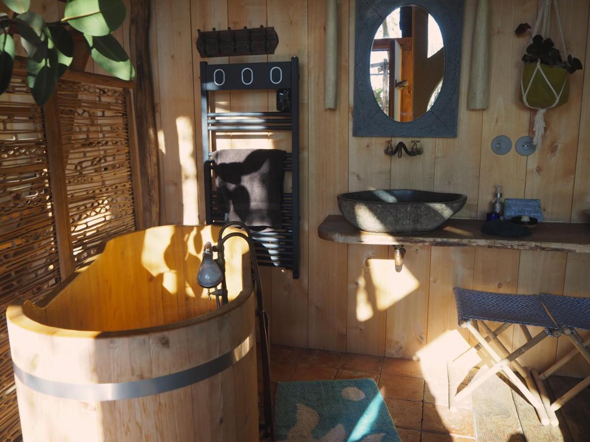 Ecolodge La Belle Verte Saint-Mʼhervé Kültér fotó