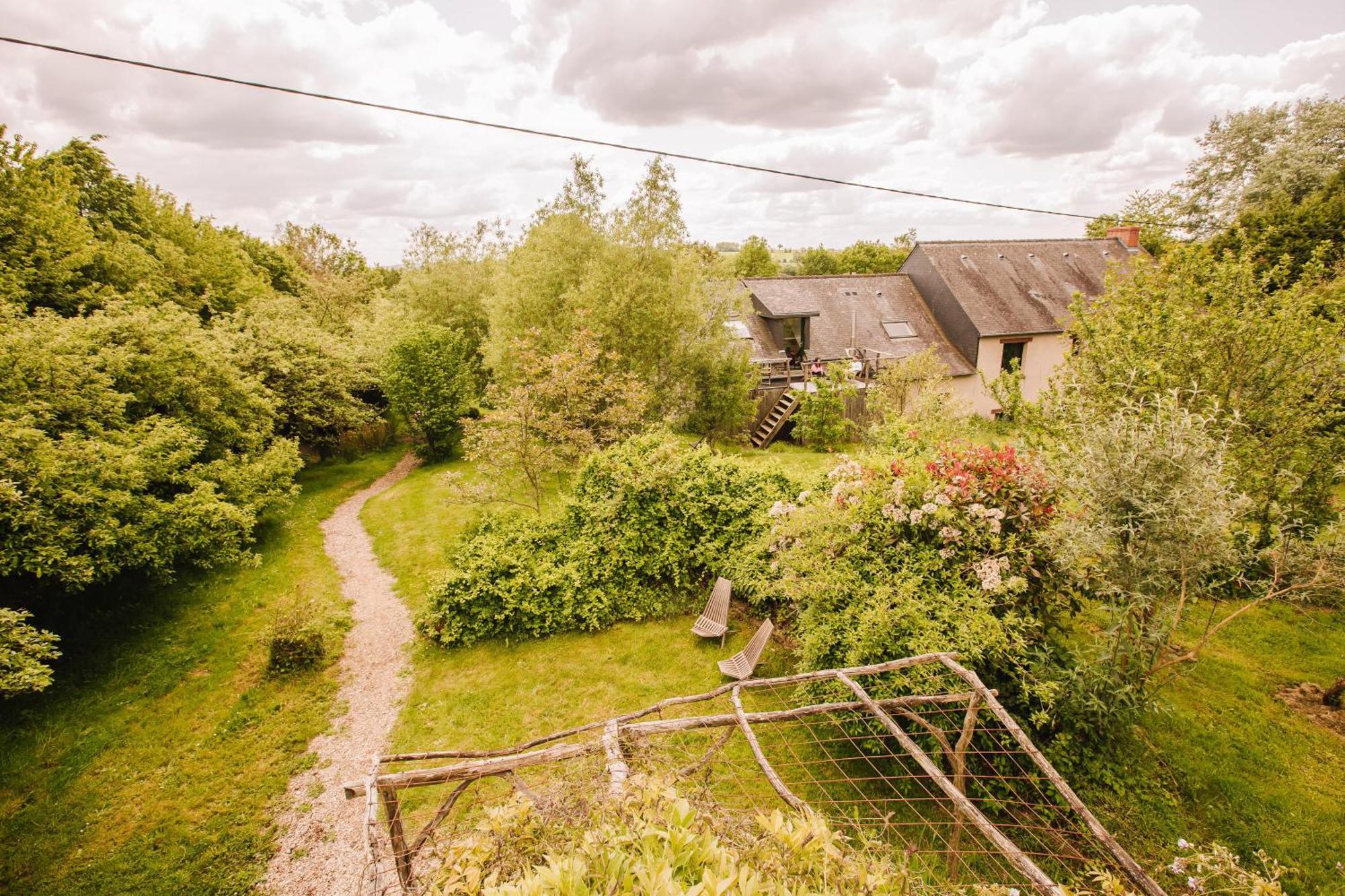 Ecolodge La Belle Verte Saint-Mʼhervé Kültér fotó